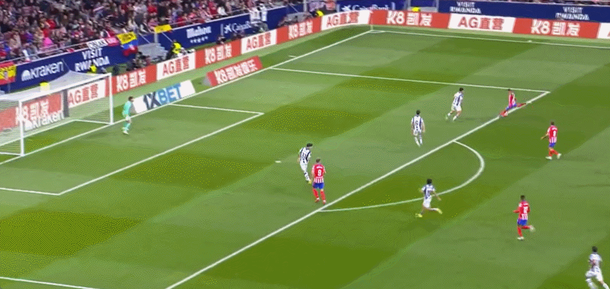 Bản tin trận đấu La Liga: Slot ghi bốn bàn, Atletico Madrid đánh bại Real Sociedad 4-0 để đảm bảo một suất tham dự Champions League mùa giải tới