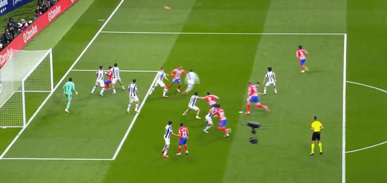 Bản tin trận đấu La Liga: Slot ghi bốn bàn, Atletico Madrid đánh bại Real Sociedad 4-0 để đảm bảo một suất tham dự Champions League mùa giải tới