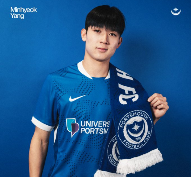 Chính thức: Portsmouth đã ký hợp đồng cho mượn cầu thủ quốc tế người Hàn Quốc 19 tuổi Liang Minge từ Tottenham Hotspur trong một mùa giải.